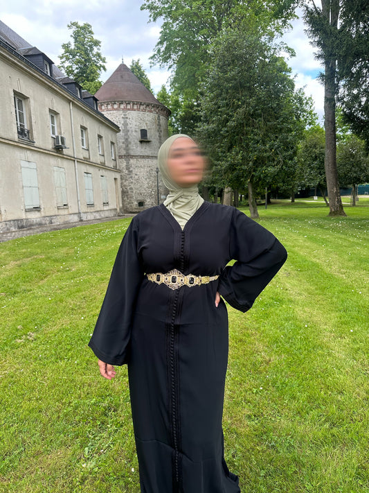 Ceinture dorée (noire)