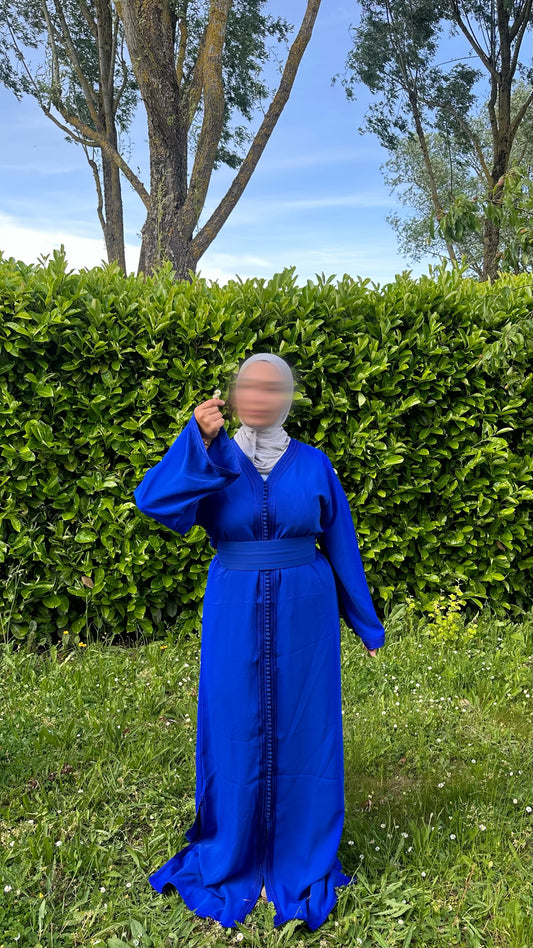 Caftan Isra bleu