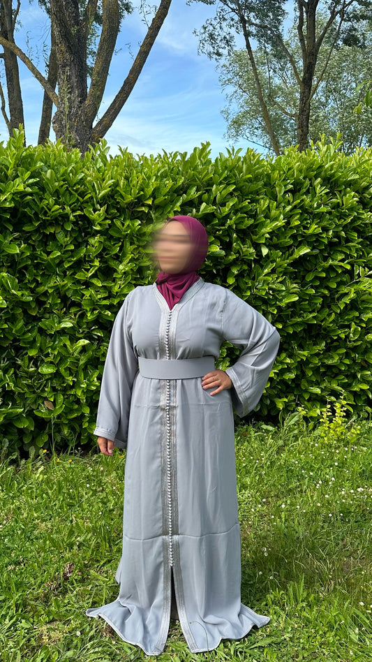 Caftan Isra gris