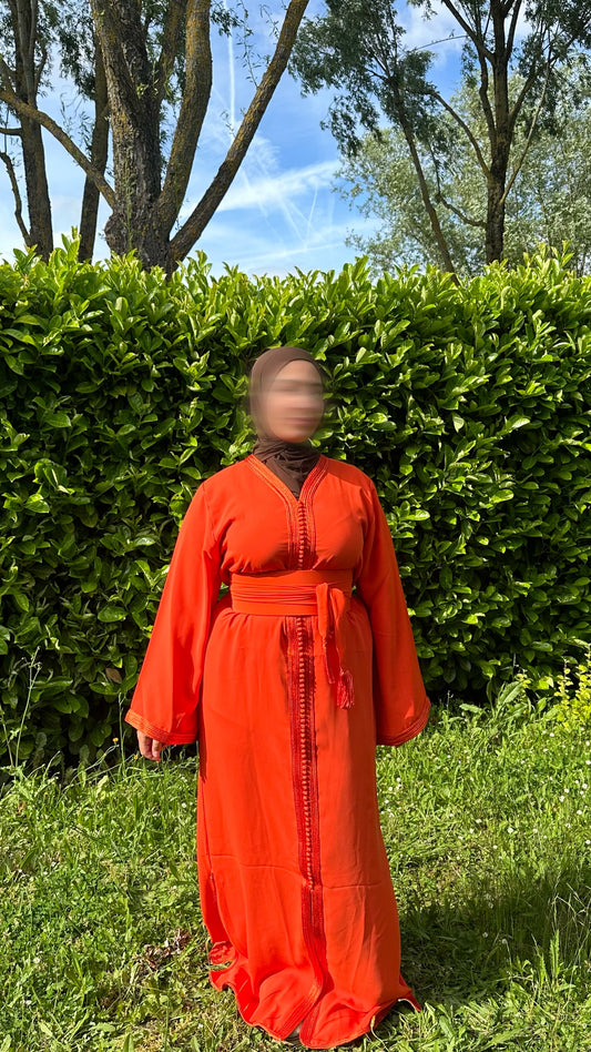 Caftan Isra orange