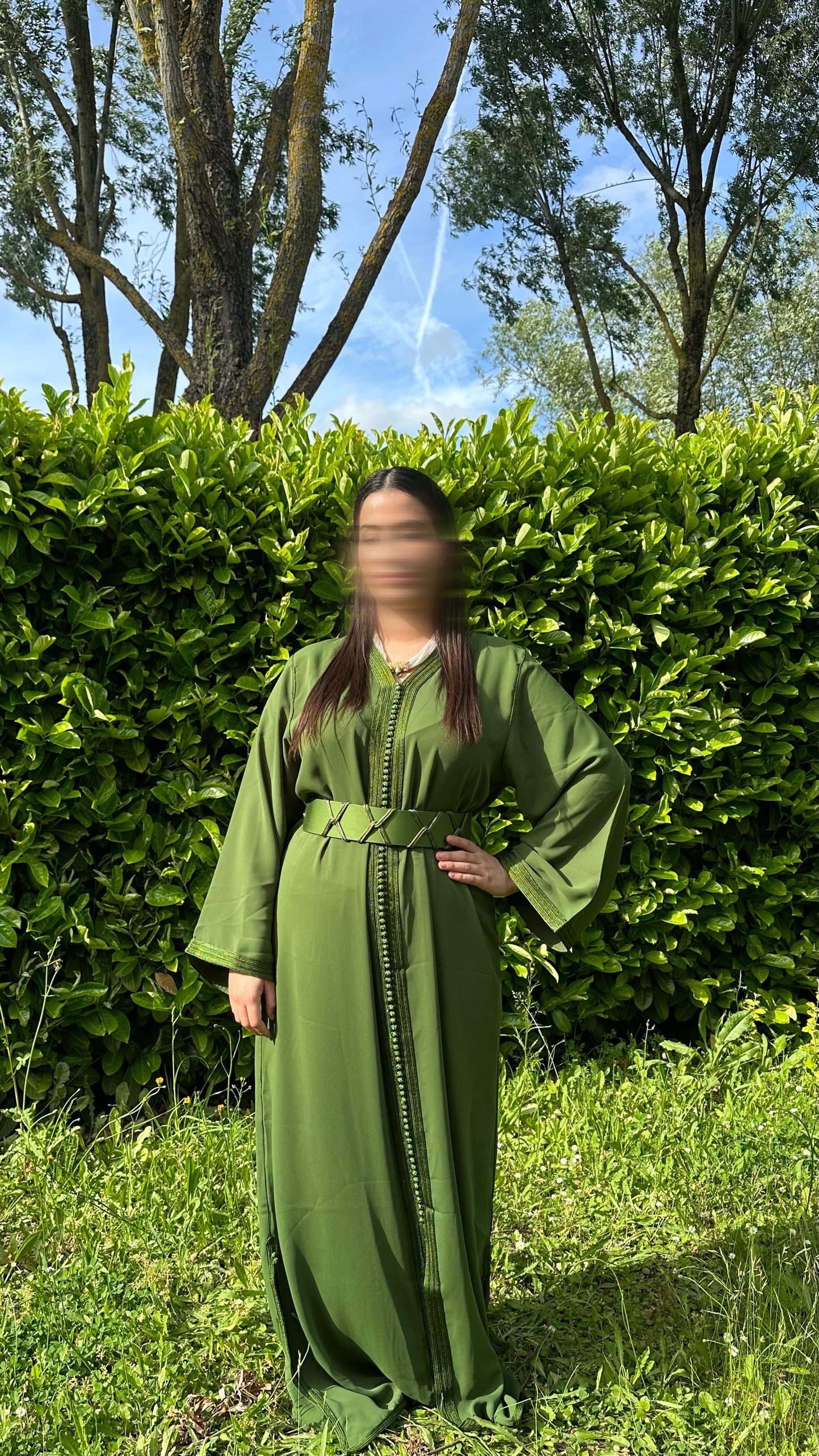 Caftan Isra vert